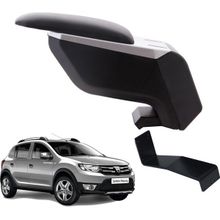 3 Tıkla Dacia Sandero Stepway 2013 Delmesiz Çelik Ayaklı Gri-Siyah Kolçak