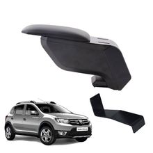 3 Tıkla Dacia Sandero Stepway 2013 Siyah Delmesiz Çelik Ayaklı Kol Dayama Kolçak