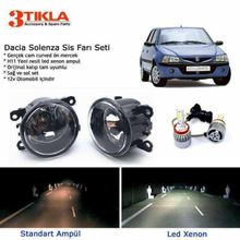3 Tıkla Dacia Solenza Beyaz LED Xenon Sis Farı Seti