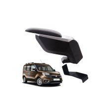3 Tıkla Fiat Doblo 2016 Delmesiz Çelik Ayaklı Gri-Siyah Kolçak