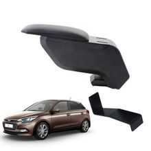 3 Tıkla Hyundai İ20 2019 Delmesiz Çelik Ayaklı Siyah Kolçak