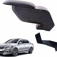 3 Tıkla Peugeot 301 2018 Delmesiz Çelik Ayaklı Siyah Kolçak