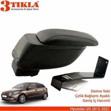 3 Tıkla Renault Clio 4 Hb 2016 Delmesiz Çelik Ayaklı Siyah Kolçak