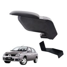 3 Tıkla Renault Symbol 2003 Siyah Delmesiz Çelik Ayaklı Kolçak
