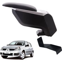 3 Tıkla Renault Symbol 2007 Delmesiz Çelik Ayaklı Gri-Siyah Kolçak