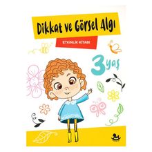3 Yaş Dikkat ve Görsel Algı Etkinlik Kitabı - Keskin Color