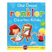 +3 Yaş Okul Öncesi Renkler Çıkartma Kitabı-İş Bankası Yayınları