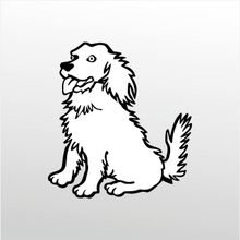 30 cm Sevimli Köpek Folyo Sticker