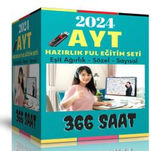 366 Saat Anlatım 2023 AYT Ful Hazırlık Görüntülü Eğitim Seti
