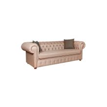 3A Mobilya Keten Chesterfield Kanepe