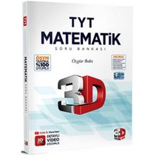 3D Yayınları 2023 TYT Matematik Tamamı Video Çözümlü Soru Bankası