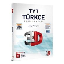 3D Yayınları 2024 TYT 3D Türkçe Tamamı Video Çözümlü Soru Bankası