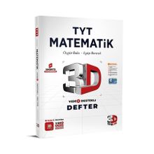 3D Yayınları 2024 TYT Matematik Video Destekli Defter