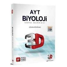 3D Yayınları AYT Biyoloji Soru Bankası Tamamı Video Çözümlü