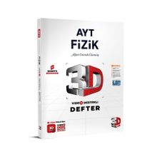 3D Yayınları Ayt Fizik Video Destekli Defter