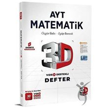 3D Yayınları AYT Matematik Video Destekli Defter