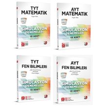 3D Yayınları Tyt Ayt Matematik Fen Simülasyon Denemeleri 4 Kitap - Kolektif
