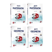 3D Yayınları Tyt Ayt Matematik Geometri Soru Bankası Seti 2023