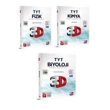 3D Yayınları Tyt Fizik Kimya Biyoloji Soru Bankası Seti Yeni