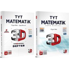 3D Yayınları Tyt Matematik Video Ders Defter ve Soru Bankasi 2 Kitap Set