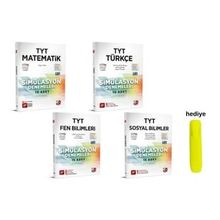 3d Yayınları - TYT Matematik+Fen+Türkçe+Sosyal Simülasyon Deneme Seti 4 Kitap