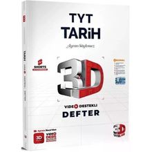 3D Yayınları Tyt Tarih Video Destekli Defter