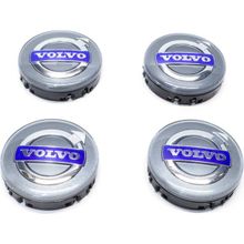 3K Volvo S60 S80 V70 V60 V40 XC60 Gri Jant Göbeği Kapağı Takım