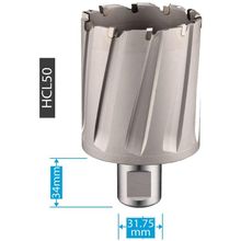 3Keego HCL50 110x50 mm Tct Elmas Manyetik Matkap Ucu