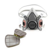 3M 6200 Yarım Yüz Maskesi ve 6059 Abek1 Maske Filtresi