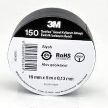 3M XZ004602904 1300E Siyah Temflex Pvc Bant