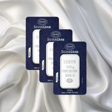3X100 gr Külçe Gümüş
