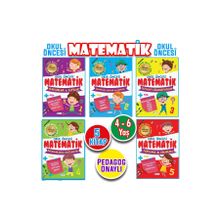 4 - 5 - 6 Yaş Okul Öncesi Matematik Çalışmaları Seti 5 Kitap