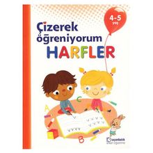 4-5 Yaş Çizerek Öğreniyorum Harfler - Uçanbalık Yayınları