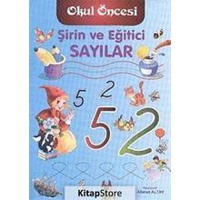 4-5 Yaş Şirin ve Eğitici Sayılar Kitabı Parıltı Yayınları