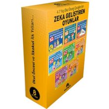 4-7 Yaş Okul Öncesi Çocuklar İçin Zeka Geliştiren Oyunlar - 8 Kitap Takım - Kolektif