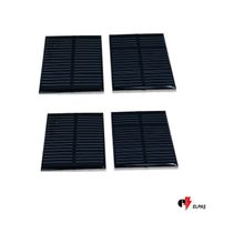 4 Adet Mini Solar Güneş Paneli 2v 200 Ma Monokristal Mini Solar
