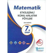 4 Adım Yayıncılık 7. Sınıf Matematik Etkileşimli Konu Anlatım Föyleri