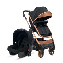 4 Baby AB480 Cool Gold Siyah Travel Sistem Bebek Arabası