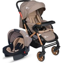 4 Baby New Active Travel Sistem Gold Gri Bebek Arabası
