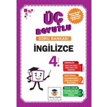 4.Sınıf İngilizce Üç Boyutlu Soru Bankası Zeka Küpü Yayınları