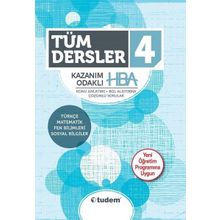 4.Sınıf Tüm Dersler Konu Anlatımlı Kazanım Odaklı HBA Tudem Yayınları