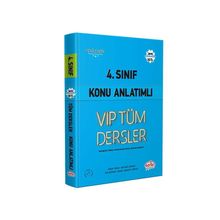 4. Sınıf VIP Tüm Dersler Konu Anlatımlı Mavi Kitap - Editör
