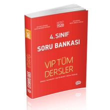 4. Sınıf Vıp Tüm Dersler Soru Bankası Kırmızı Kitap-Editör Yayınları