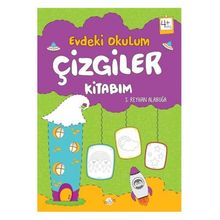 +4 Yaş Evdeki Okulum Çizgiler Kitabım - Kukla Yayınları
