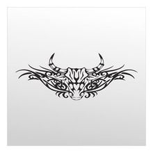 40 cm Boğa Deseni Folyo Sticker