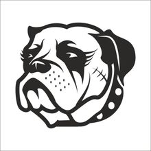 40 cm Buldok Köpek Folyo Sticker