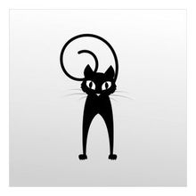 40 cm Folyo Şaşkın Kedi Sticker