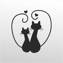 40 cm Kediler Folyo Sticker