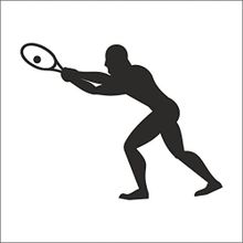 40 cm Tenisci Folyo Sticker