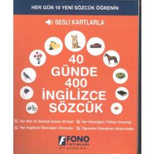 40 Günde 400 İngilizce Sözcük - Fono Yayınları